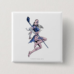 Macaron Carré 5 Cm Tribu 1 d'indigo