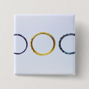 Macaron Carré 5 Cm Trois bracelets, de Mathay-Mandeure