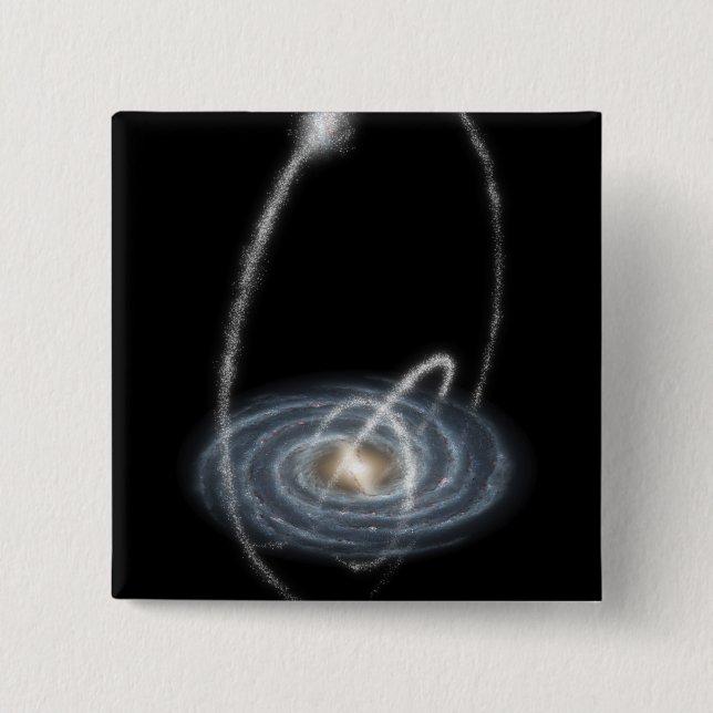 Macaron Carré 5 Cm Trois flux nouvellement découverts (Devant)