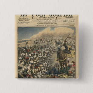 Macaron Carré 5 Cm Troupes d'élite d'armée française, Français