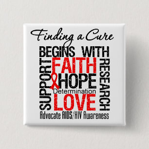 Macaron Carré 5 Cm Trouver un remède contre le sida VIH