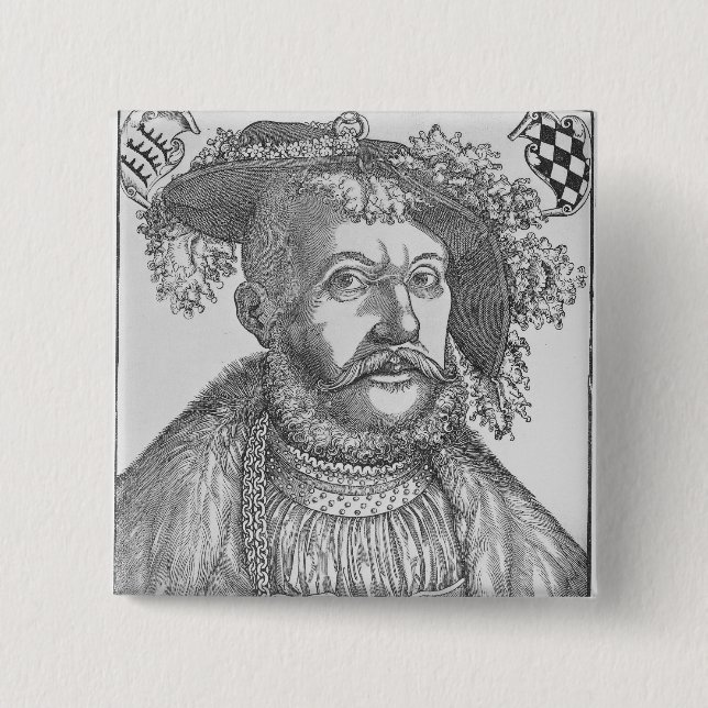 Macaron Carré 5 Cm Ulrich, duc de Wurttemberg (Devant)