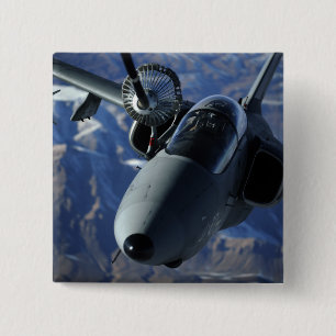 Macaron Carré 5 Cm Un AMX italien est ravitaillé par un Extender KC-1