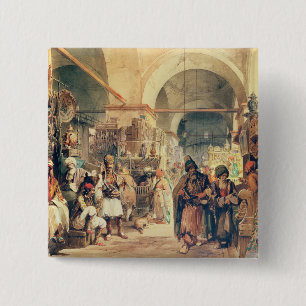 Macaron Carré 5 Cm Un bazar turc, 1854 (crayon et la semaine sur le