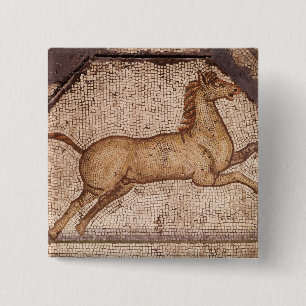 Macaron Carré 5 Cm Un cheval, détail d'Orphée charmant les animaux