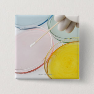 Macaron Carré 5 Cm Un échantillonnage enfilé de gants en plastique 