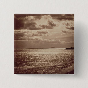 Macaron Carré 5 Cm Un effet du Sun, Normandie c.1857 (photo de sépia