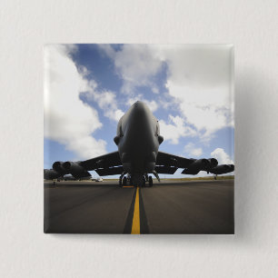 Macaron Carré 5 Cm Un équipage d'entretien de l'Armée de l'Air d'US