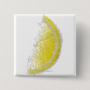 Macaron Carré 5 Cm Un fruit organique mûr juteux de cale de citron