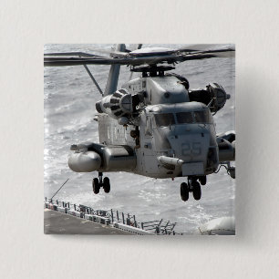 Macaron Carré 5 Cm Un hélicoptère superbe d'étalon de CH-53E