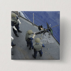 Macaron Carré 5 Cm Un marin des USA met le feu 50 à un calibre M2HB