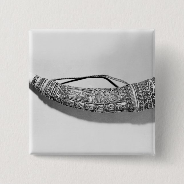 Macaron Carré 5 Cm Un oliphant (Devant)