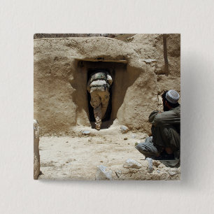 Macaron Carré 5 Cm Un soldat de la Garde nationale