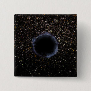 Macaron Carré 5 Cm Un trou noir dans un groupe globulaire