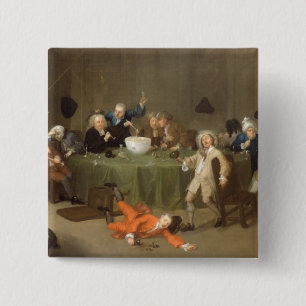 Macaron Carré 5 Cm Une conversation moderne de minuit, c.1732