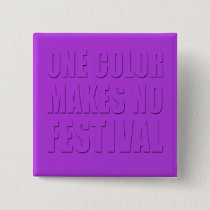 Macaron Carré 5 Cm Une Couleur Ne Fait Pas De Festival Violet Texte A