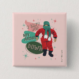 Macaron Carré 5 Cm Une histoire de Noël - Je ne peux pas mettre mes b