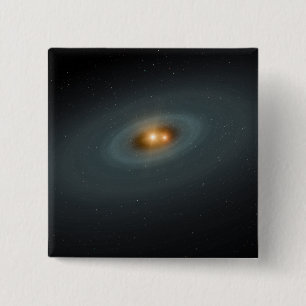 Macaron Carré 5 Cm Une paire serrée des étoiles et d'un disque