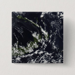 Macaron Carré 5 Cm Une plume volcanique de la caldeira de Rabaul