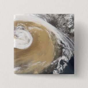 Macaron Carré 5 Cm Une tempête de poussière asiatique traverse le Pac