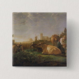 Macaron Carré 5 Cm Une vue éloignée de Dordrecht