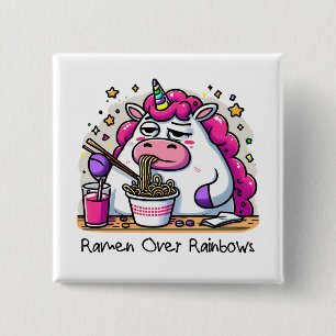 Macaron Carré 5 Cm Unicorne Manger Ramen