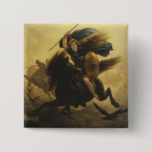 Macaron Carré 5 Cm Valkyrie, 1865 (huile sur toile)