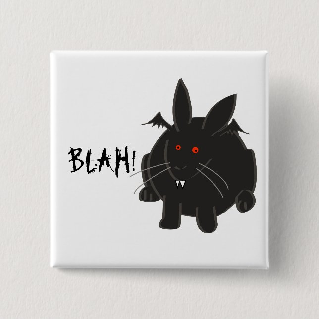Macaron Carré 5 Cm Vampire Bunneh (Devant)