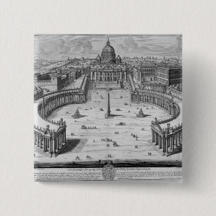 Macaron Carré 5 Cm Vatican, Rome