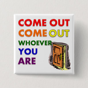 Macaron Carré 5 Cm Venez venu celui qui vous êtes