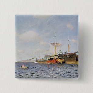Macaron Carré 5 Cm Vent frais sur le Volga, 1895