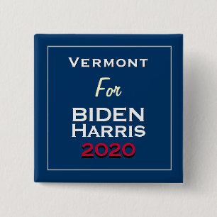 Macaron Carré 5 Cm Vermont pour le Carré BIDEN HARRIS 2020