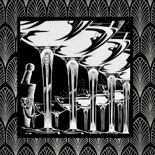 Macaron Carré 5 Cm Verres Champagne