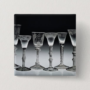 Macaron Carré 5 Cm verres d'Air-torsion, 1750-60