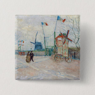 Macaron Carré 5 Cm Vincent van Gogh - Impasse des Deux Frères