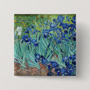 Macaron Carré 5 Cm Vincent van Gogh Irises