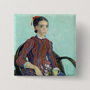 Macaron Carré 5 Cm Vincent van Gogh - La Mousme