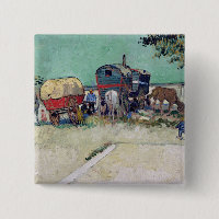Vincent van Gogh | les caravanes, campement gitan