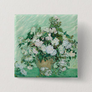 Macaron Carré 5 Cm Vincent van Gogh - Rose