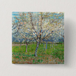 Macaron Carré 5 Cm Vincent van Gogh - Verger Rose