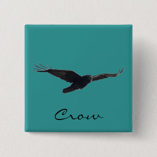 Macaron Carré 5 Cm VOIE VOLONTAIRE VOIE VOIE VOIE VOIE Oiseau Art