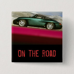Macaron Carré 5 Cm Voiture de sport