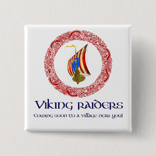 Macaron Carré 5 Cm Voleurs de Viking