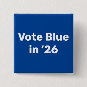 Macaron Carré 5 Cm Vote Blue en 2026