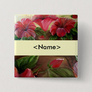 Macaron Carré 5 Cm Votre goupille nommée