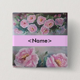 Macaron Carré 5 Cm Votre goupille nommée