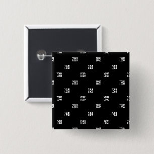 Macaron Carré 5 Cm Votre logo ou n'importe quelle image Bandes diag