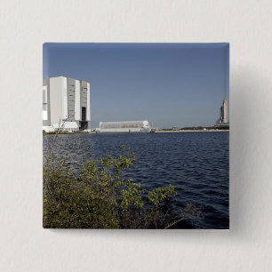 Macaron Carré 5 Cm Vu à travers le bassin, navette spatiale