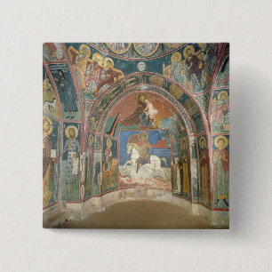 Macaron Carré 5 Cm Vue du narthex, 1332-3