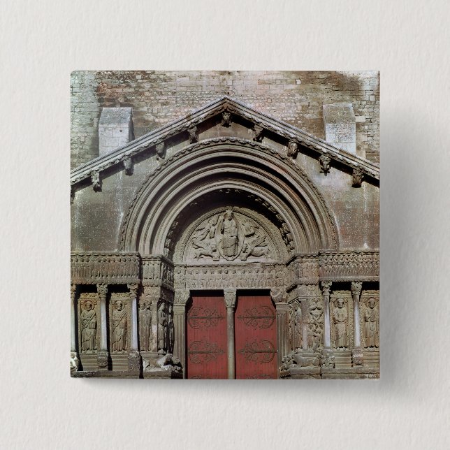 Macaron Carré 5 Cm Vue du portail (Devant)